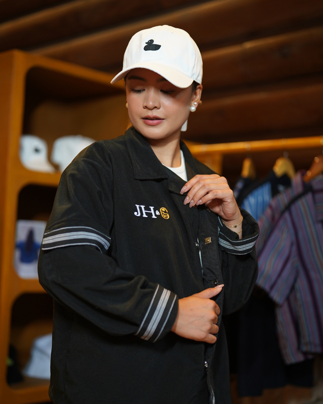 Limited Edition John Hay Golf x Hanap Habi Jacket (Black) - Image 4