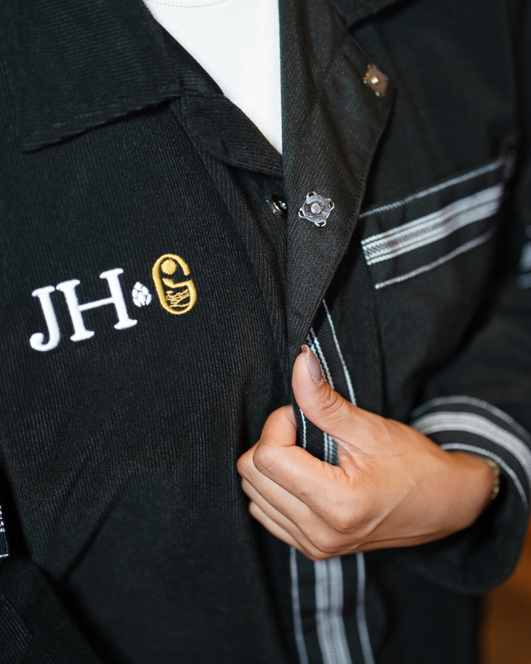 Limited Edition John Hay Golf x Hanap Habi Jacket (Black) - Image 2