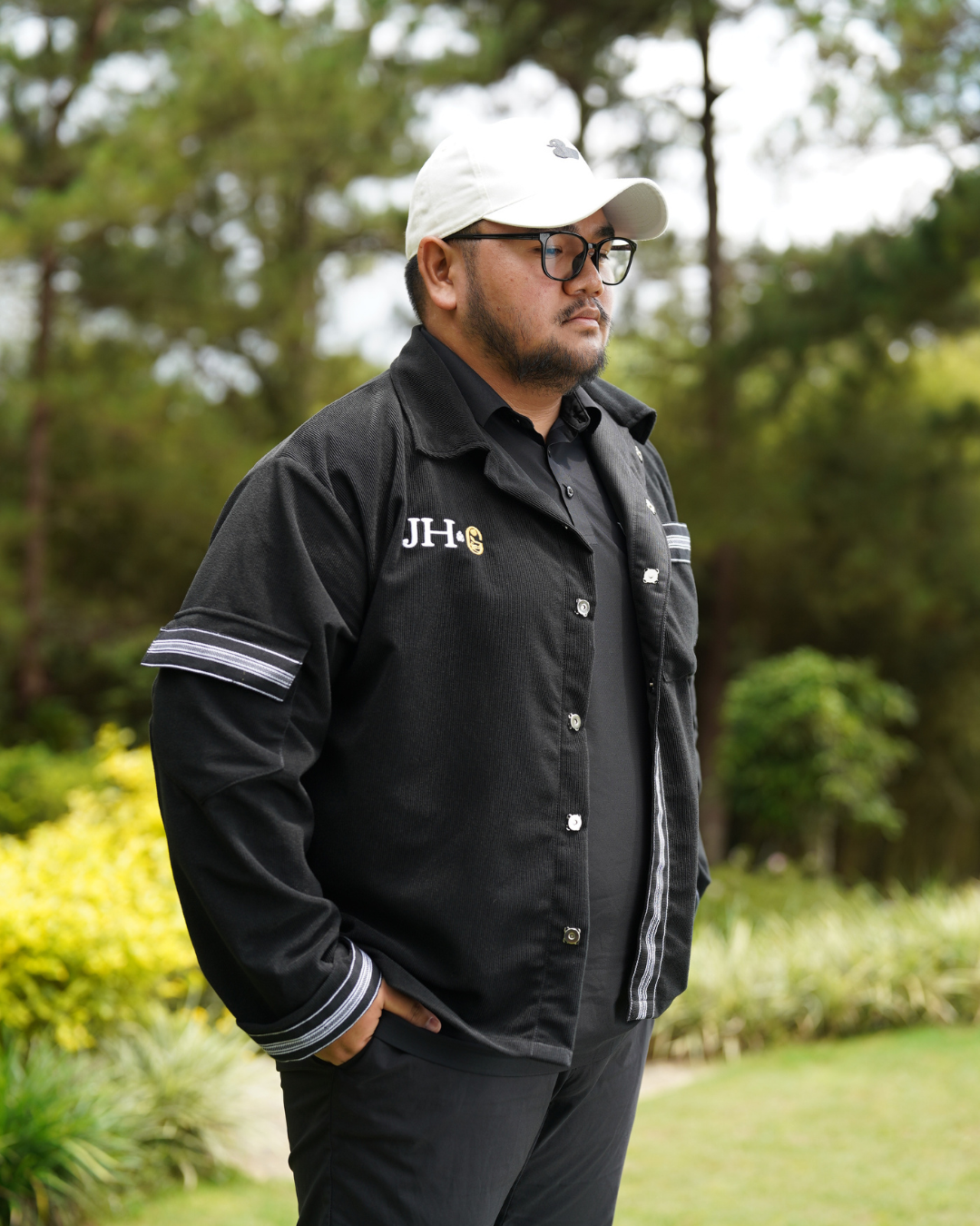 Limited Edition John Hay Golf x Hanap Habi Jacket (Black) - Image 3